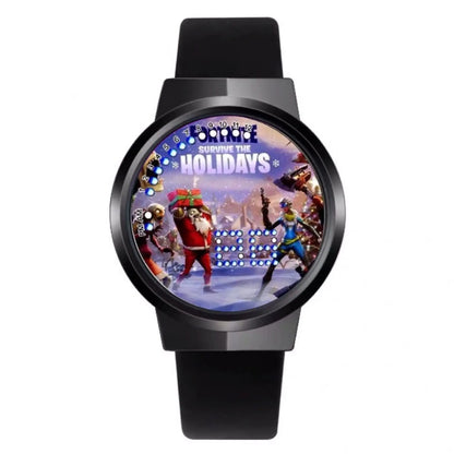 Fortnite Watch Cute Fashion  Cartoon Personalized Kawaii Touch Night Light LED Student Electronic Watch Gift for Friends