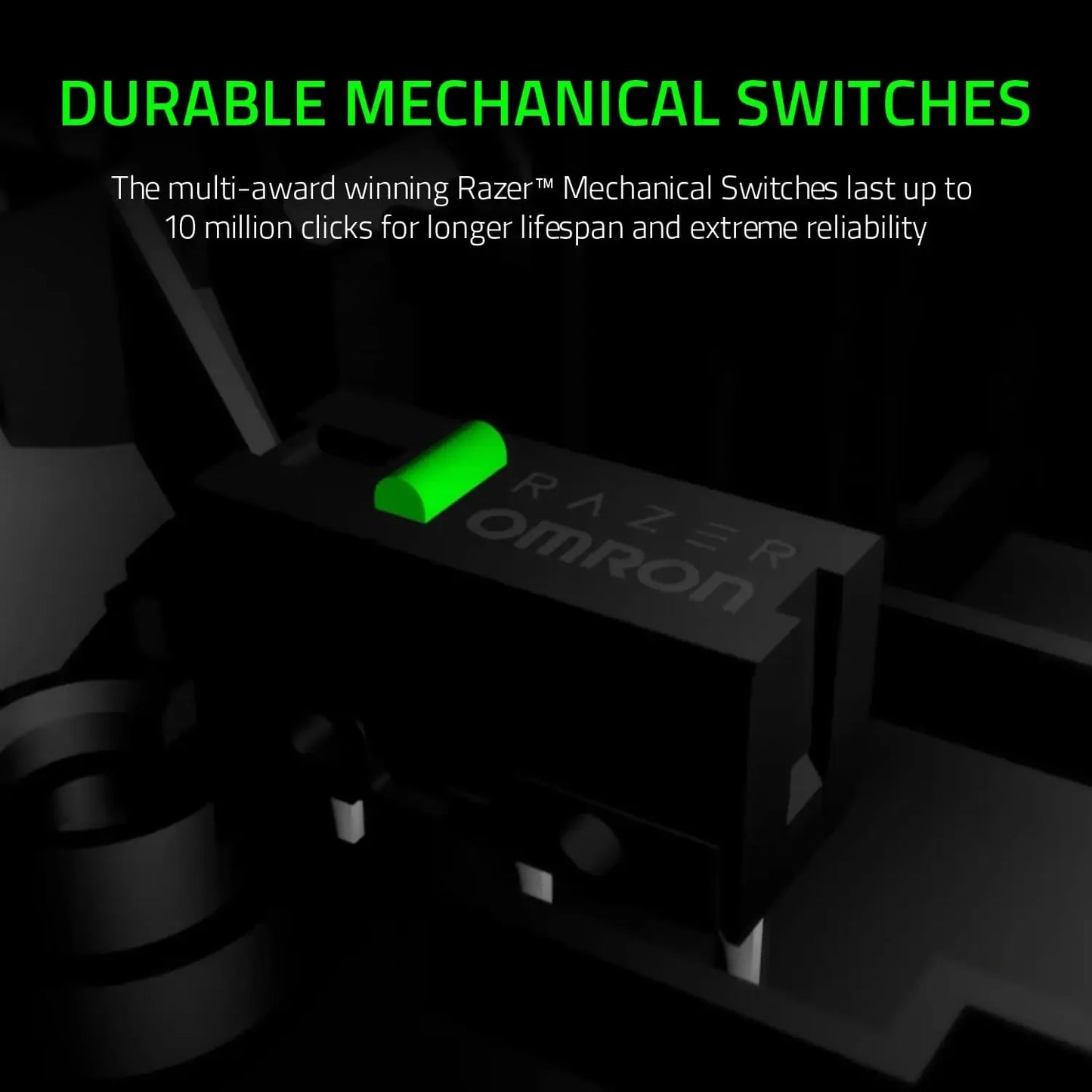 Mouse da gaming cablato originale Razer con sensore ottico 6400 DPI per laptop, mouse ottico ad alta velocità