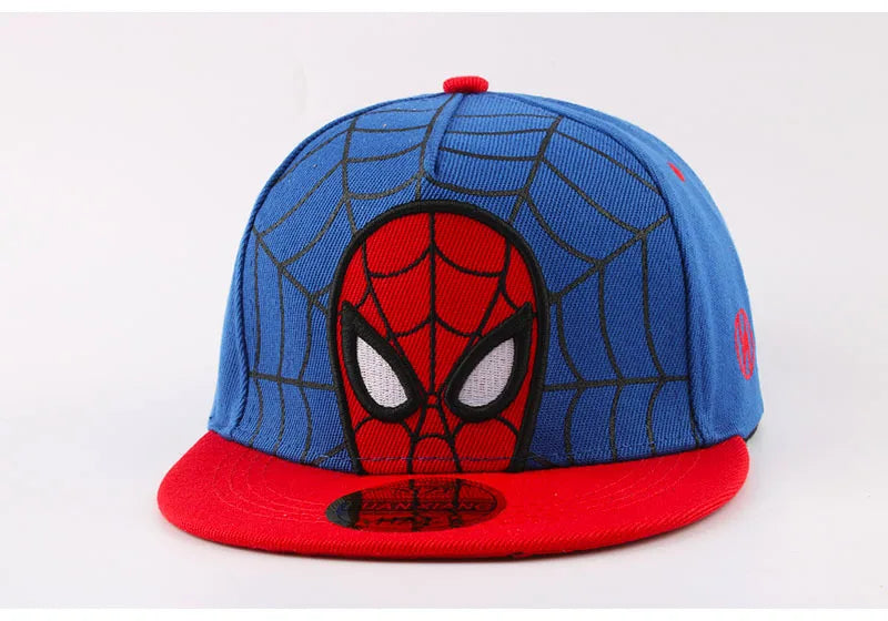 2026 HotAnime Cartoon Spiderman Hats for Kids Toddler  Baseball Cap Spring Snapback Hip Hop Adjustable Caps