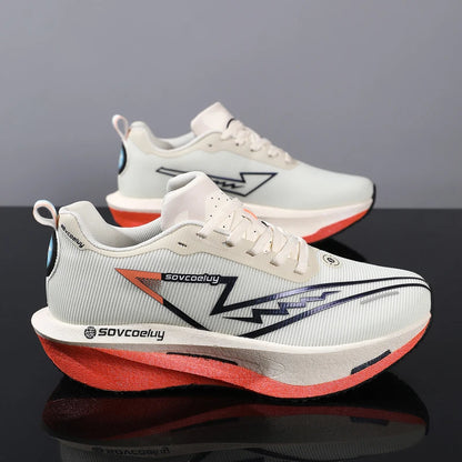 Ténis de corrida 2026 com placa de carbono para maratona, desportivos para homem, respiráveis, leves, confortáveis para mulher, atléticos, antiderrapantes e casuais, novidade