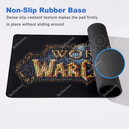 World Of Warcraft 90x40 suuri pelihiirimatto, pelipöydän alusta, Csgo-pelialusta, luonnonkumimatto, grande gamer XXL -tietokoneen hiirimatto