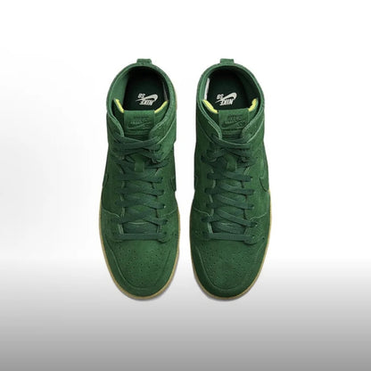 Nike Dunk SB Dunk High – inspirowane stylem retro, modne, antypoślizgowe, wytrzymałe, półwysokie, codzienne trampki DQ4489-300