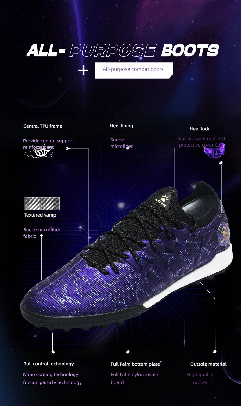 KELME Fußballschuhe für Erwachsene, Herren Disease Electric 3.0, kurze Stollen MG, professionelle Spiel- und Trainingsschuhe, atmungsaktiv