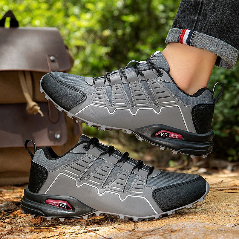 Men’s Lockless Cycling Shoes, Outdoor Mountain Cross-Country Non-Slip Hiking Shoes, Breathable Sports Shoes, Road Cycling Shoes
