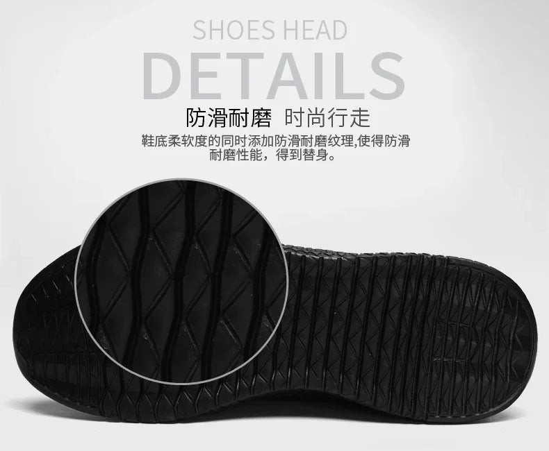 Zapatillas de moda ligeras para hombre, calzado casual transpirable con cordones, zapatos de caminar para hombre, calzado casual de verano