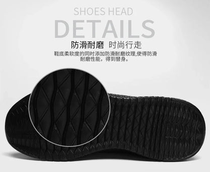 Zapatillas de moda ligeras para hombre, calzado casual transpirable con cordones, zapatos de caminar para hombre, calzado casual de verano
