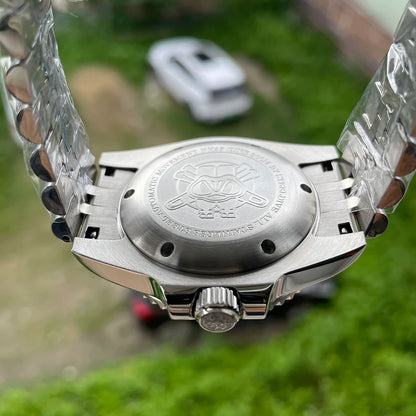 STEELDIVE Brand  SD1953 Gray Dial Stainless Steel NH35 Watch Ceramic Bezel 41mm Sapphire Glass Men Dive Watches  hombre