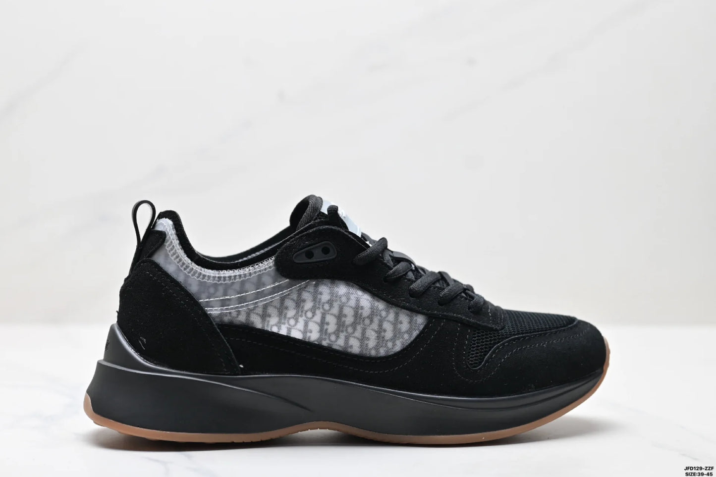 Low-Top Casual Men's Sneakers Fashionable Sport Shoes Comfortable Walking Shoes Men's Footwear Breathable Leather Upper