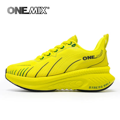 ONEMIX blanc chaussures de course sur route pour hommes coussin d'air chaussures de Sport en plein Air hommes formateurs été chaussures de Jogging chaussures pour femmes