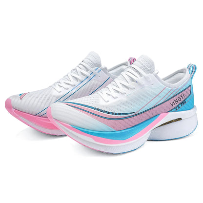 2025 IRUNSVAN SHADOW WING 2.0 PRO Sapatilhas de Corrida Desportivas de Maratona com Amortecimento Air Cushion, Placa de Carbono, Trail Running, Leves