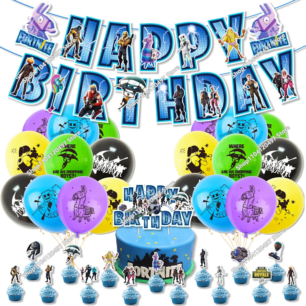 8-teiliges Set 10cm Fortnite-Spielzeug-Actionfiguren, Modell Game Battle Royale, coole Spielzeugpuppen für Kinder und Jungen, spaßiges Geburtstags- und Weihnachtsgeschenk