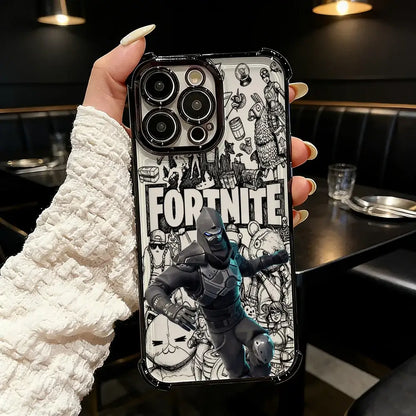 Popular Game FortniteS Plating Phone Case For Samsung A37, A57, A07, A36, A16, A35, A55, A25, A26, A05s, A15, A54, A34, A24, A14, A05, A04 4G 5G