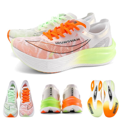 IRUNSVAN Lightweight Marathon Sneakers Men Running Shoes Breathable Sports Shoes Casual Comfortable Athletic Training Unisex