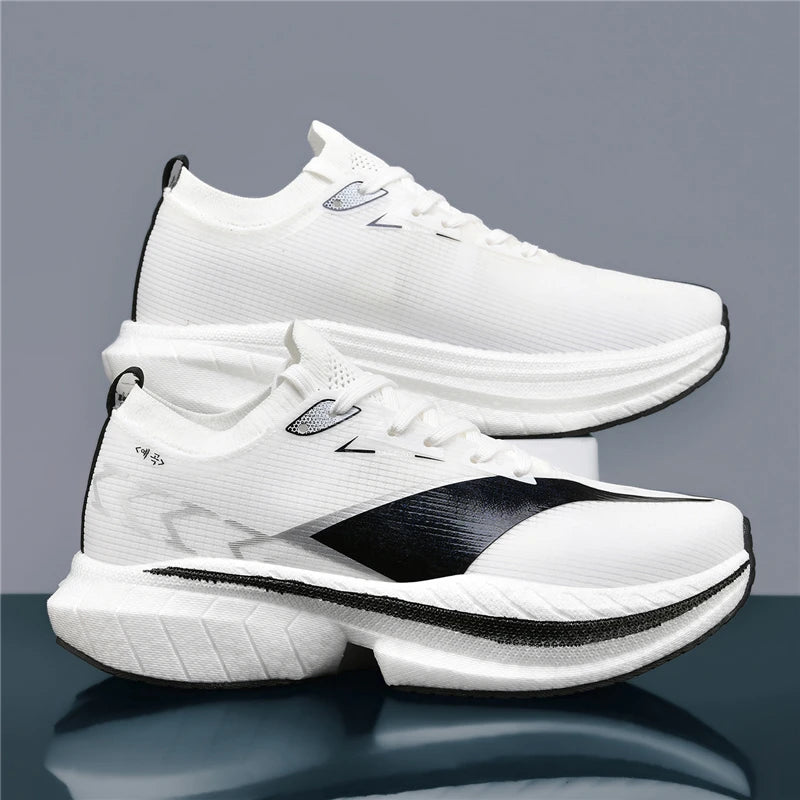 Men's Air Cushion Running Shoes Men's Sneakers Carbon Board Marathon Jogging Shoes Outdoor Sport Shoes Tennis Male Casual Shoes