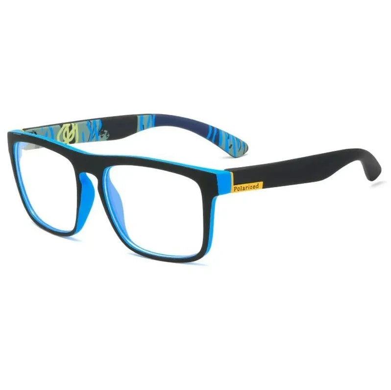 Oculos Masculino Custom Made Myopia Minus Prescription Polarized Lens Square Full-rim Sports Colorful Mirror Sunglasses -1 To-5
