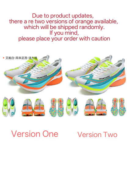 IRUNSVAN Men's Full-Palm Carbon Plate Marathon Road Running Shoes With Quick Rebound And Full Power Sports Shoes