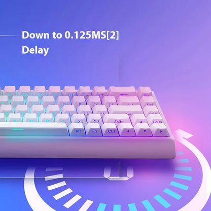 Teclado mecánico IROK Carotmas Mercury68 con interruptores magnéticos, 8K, 68 teclas, RT0.004mm, baja latencia, teclado gaming con cable personalizable para PC, ideal para regalo
