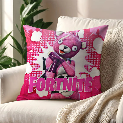 Game F-Fortnite Kissenbezug, dekorativer Kissenbezug für Zimmer, Zuhause, Sofa, Wohnzimmer, Büro und Auto, nordische Schlichtheit
