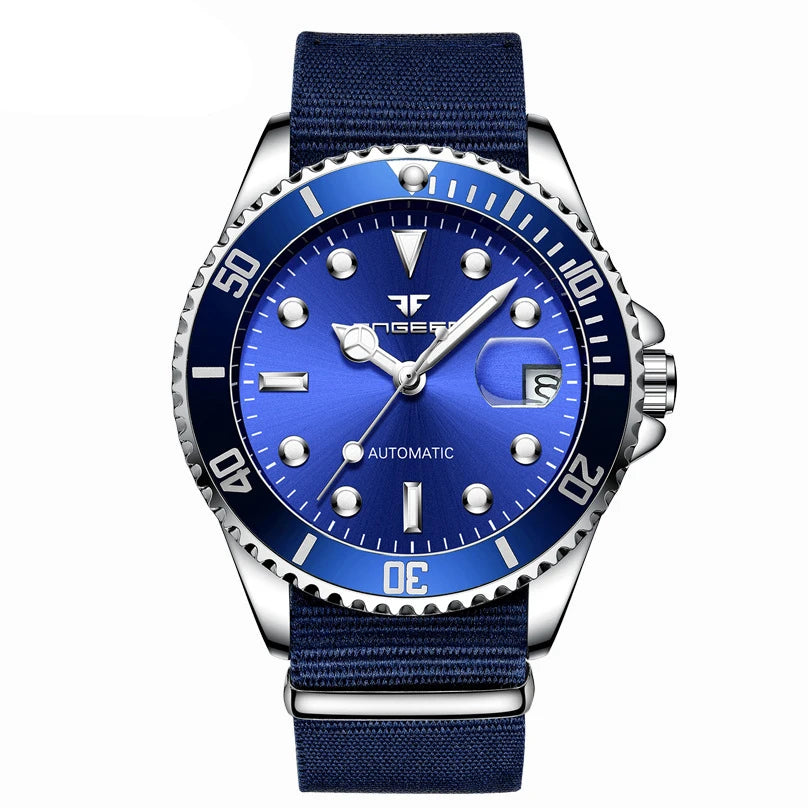 BINBOND mechanical wristwatches for men: luxurious, luminous, water-resistant, automatic, tourbillon, skeleton