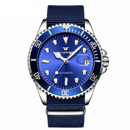 BINBOND mechanical wristwatches for men: luxurious, luminous, water-resistant, automatic, tourbillon, skeleton