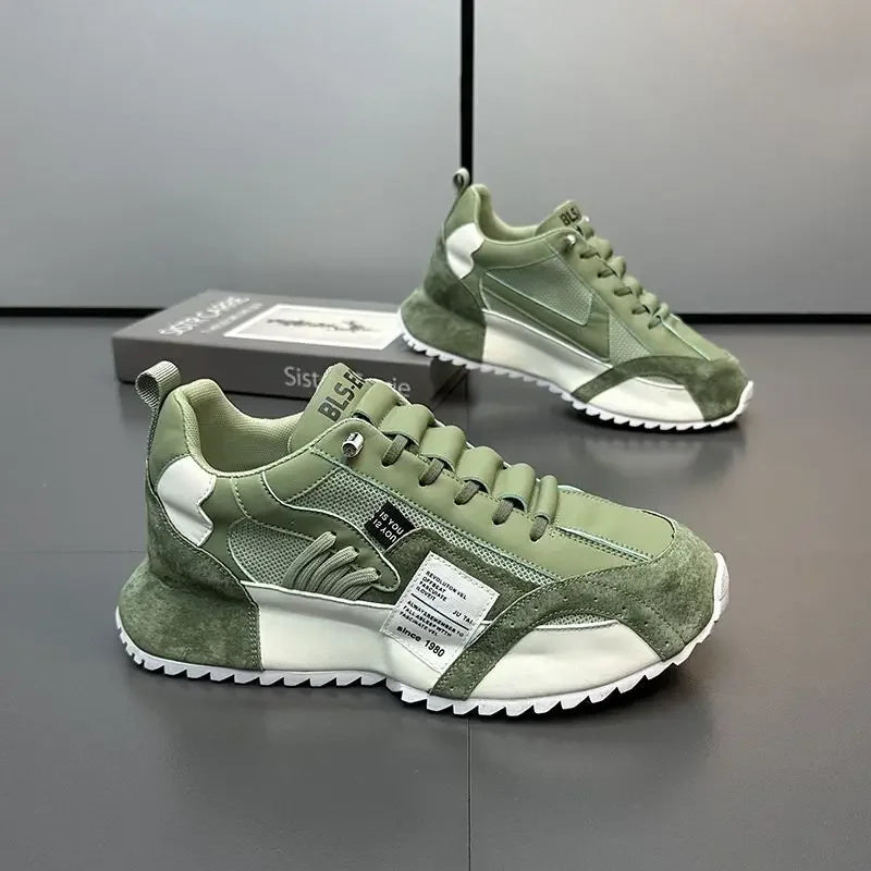 Men's Luxury Sneakers Sports Moccasins Chunky Casual Comfortable Breathable Trendy Designer Personality Shoes
