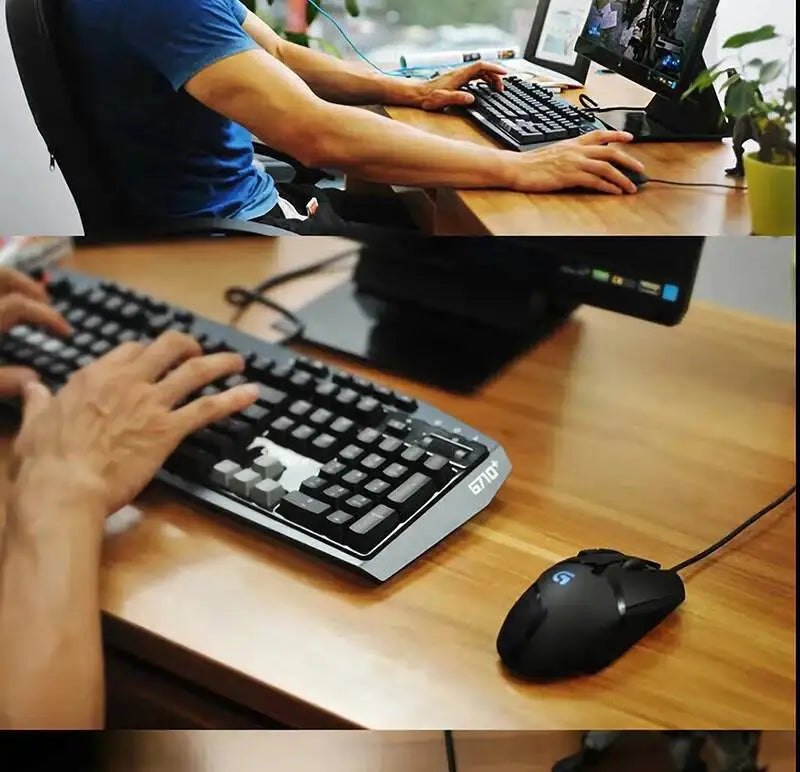 Mouse gaming Logitech G402 Fusion Engine Tech, 4 impostazioni DPI, processore 32-bit, antiscivolo, per gaming competitivo professionale