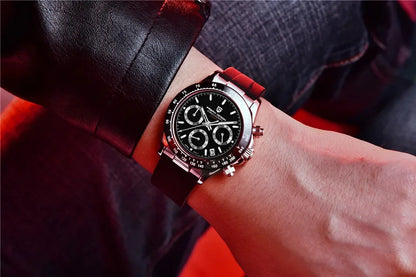 Nuevo original PAGANI DESIGN PD-1664 reloj de pulsera de lujo para hombre con movimiento de cuarzo japonés VK63, cristal de zafiro, cronógrafo impermeable dorado