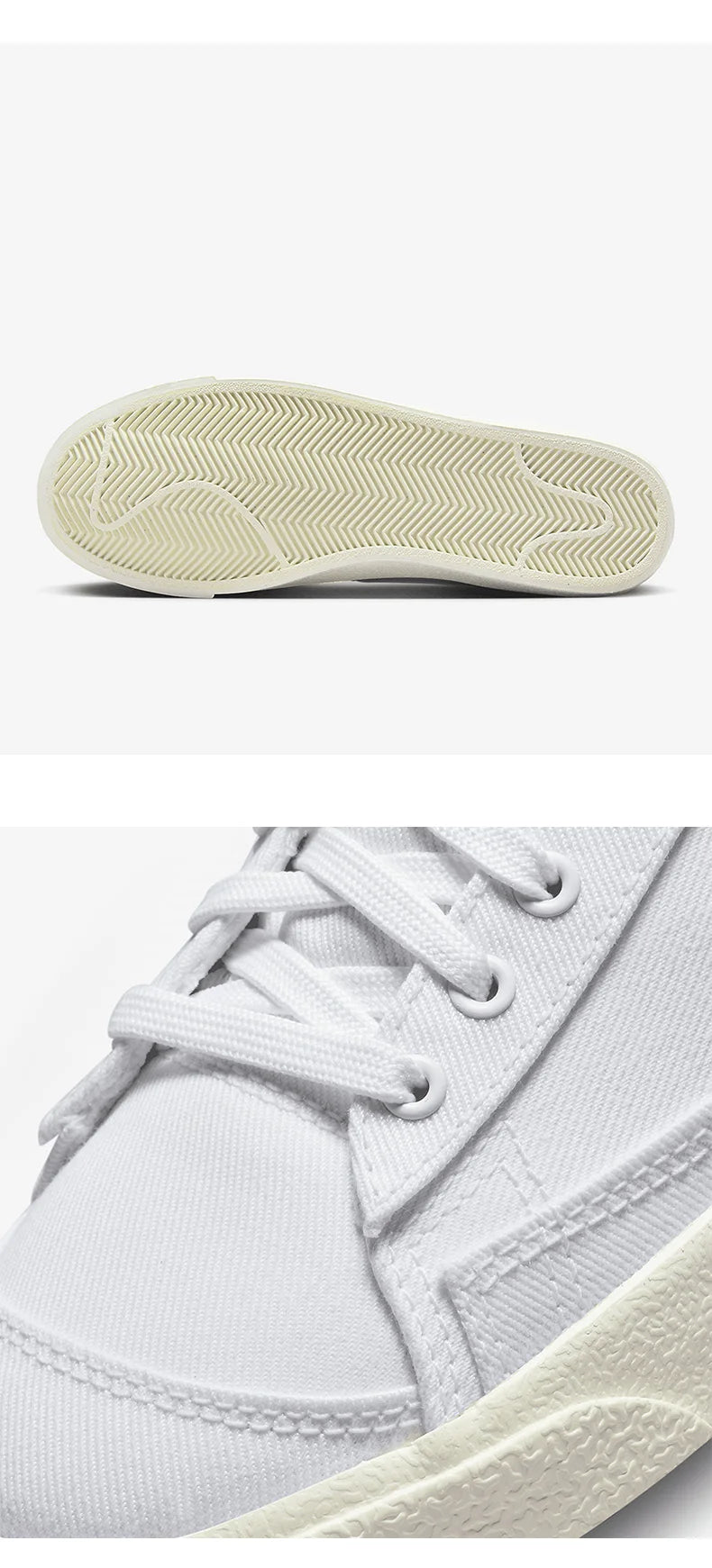 Sapatilhas leves casuais de cano baixo para mulher Nike Authentic BLAZER Pioneers DX5550-100