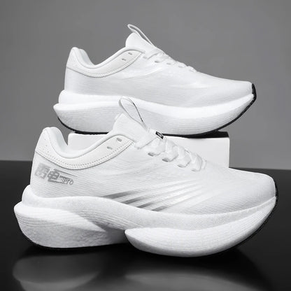 Scarpe da corsa nuove con piastra in carbonio per maratona, da uomo, sportive, traspiranti, leggere, comode da donna, sneakers atletiche antiscivolo casual
