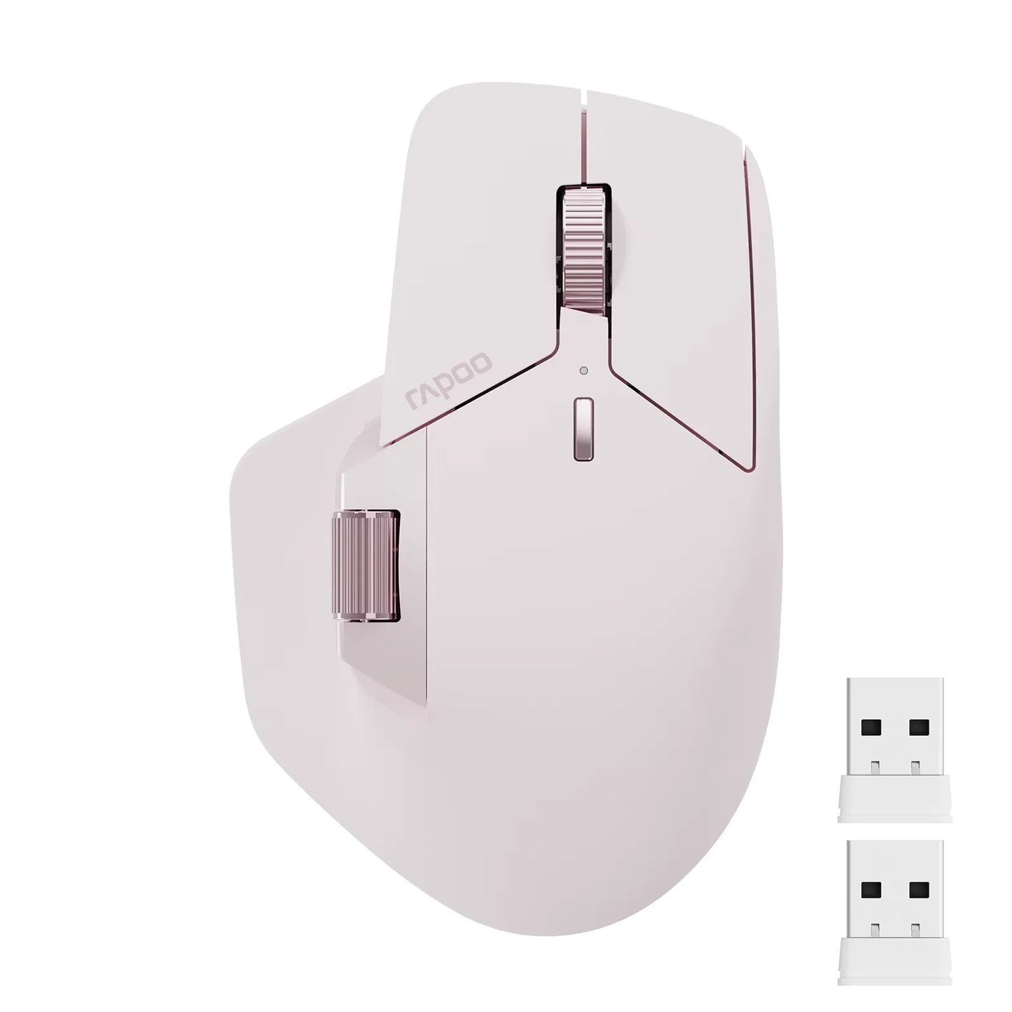 Rapoo MT760/MT760L/MT760Mini/MT760M Rechargeable Multi-mode Bluetooth Wireless Mouse Ergonomic 4000 DPI Support Up to 4 Devices