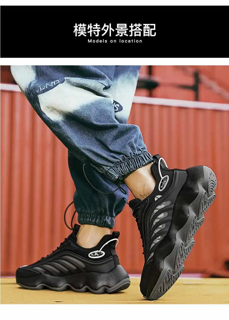 Herrskor Sneakers Herrskor för fritid Herrskor tennis Lyxskor Träningsskor Löpskor Andningsbara skor Modeloafers Löparskor för män