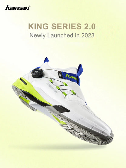 Kawasaki King Series 2.0 Professional -sulkapallokengät miehille ja naisille, kiertymistä ehkäisevät alkuperäiset miesten tenniskengät ja sneakerit A3311