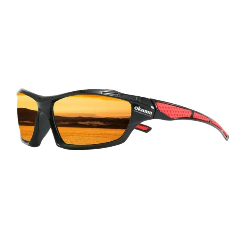Okuma polarized glasses UV400, windproof and sand resistant to UV glare, avoiding eye damage from external factors