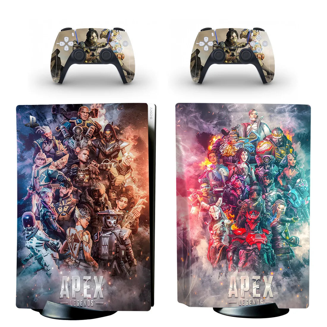 APEX Legends PS5 Disc Skin Sticker Decal Cover for Console and 2 Controllers PS5 Disk Skin Vinyl
