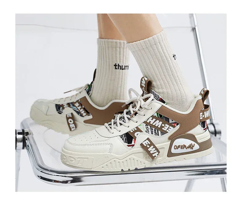 Sapatilhas de skate para homem, verão, em pele, casuais, moda, outdoor, corrida, desporto, caminhada, ténis, plataforma, designer, luxo