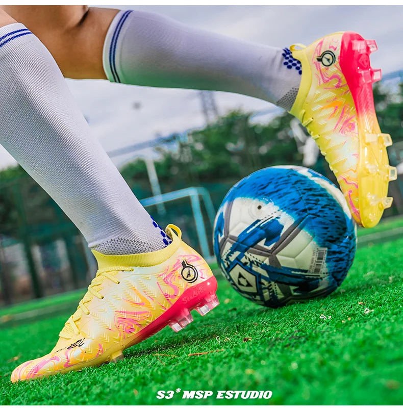 Professionelle Fußball-Sneaker für Herren und Damen, hochwertige modische Fußballschuhe für Herren, große Größe 46, Futsal-Schuhe, Herren-Trainer
