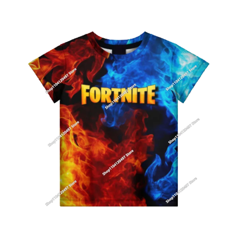 New Fortnite 3D Digital Printed Top Children's Hooded Fashion Trendy Casual Pullover Sweatshirt Birthday Gift