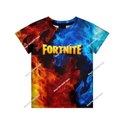 New Fortnite 3D Digital Printed Top Children's Hooded Fashion Trendy Casual Pullover Sweatshirt Birthday Gift