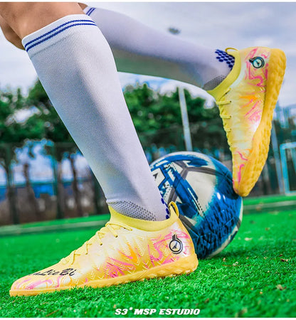 Professionelle Fußball-Sneaker für Herren und Damen, hochwertige modische Fußballschuhe für Herren, große Größe 46, Futsal-Schuhe, Herren-Trainer