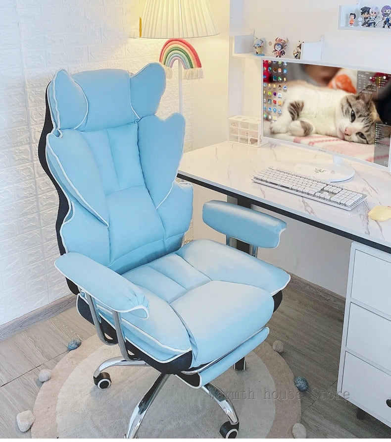 Nouveau fauteuil de gaming confortable et ergonomique pour ordinateur, pivotant, avec fonction de levage, idéal pour le bureau et les gamers