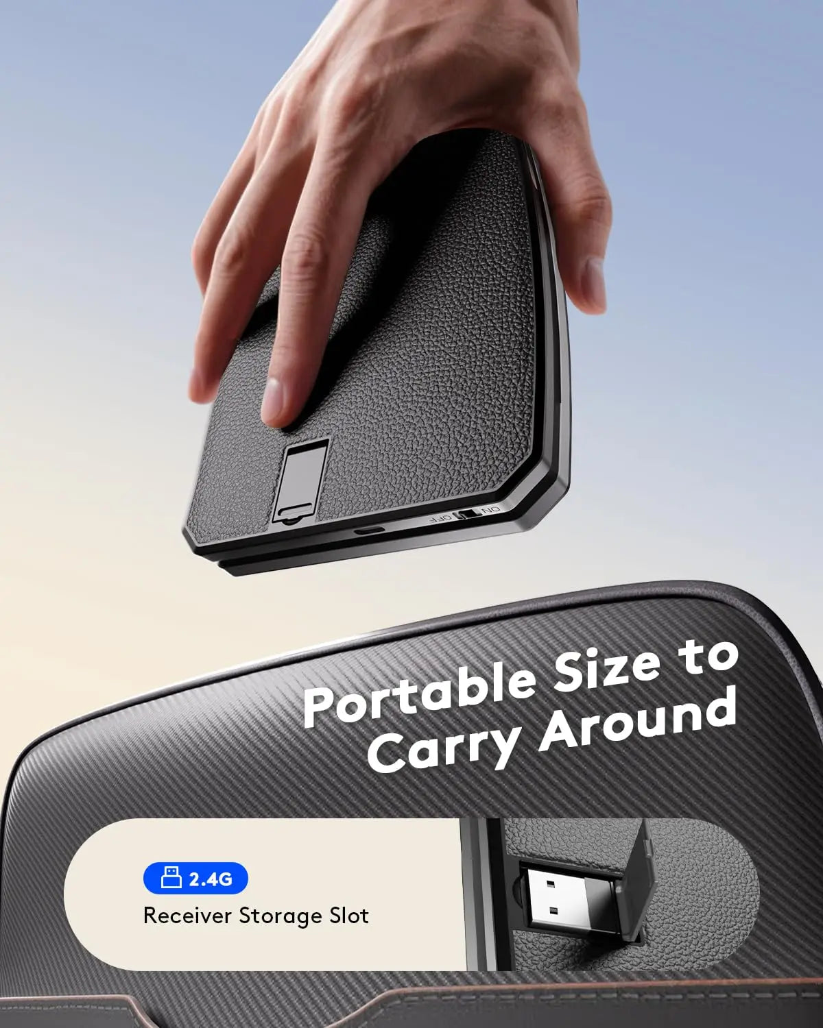 Tastiera Bluetooth ergonomica pieghevole, tastiera compatta divisa portatile per viaggi di lavoro, tastiera wireless pieghevole ricaricabile