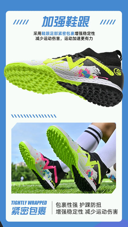 Men's New TF Football Boots Society Professional Comfortable Top Quality Male Soccer Shoes Adult Casual Ultralight Football Shoes