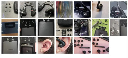Sennheiser Wired In-Ear Earphones HiFi TrueResponse Dynamic Driver Detachable Cable Noise Isolating Studio Monitoring Hot Sale