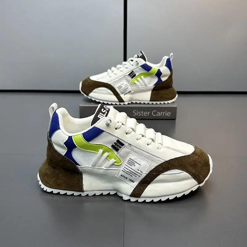 Men's Luxury Sneakers Sports Moccasins Chunky Casual Comfortable Breathable Trendy Designer Personality Shoes