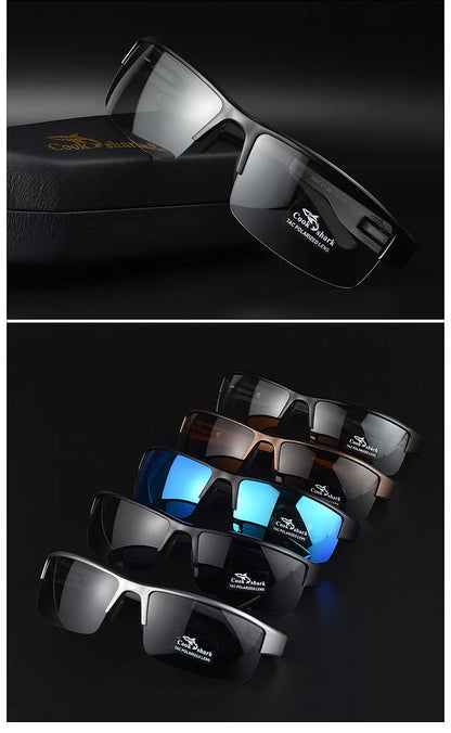 Cook sunglasses for men driving with UV-proof discoloration sunglasses polarized day and night glasses