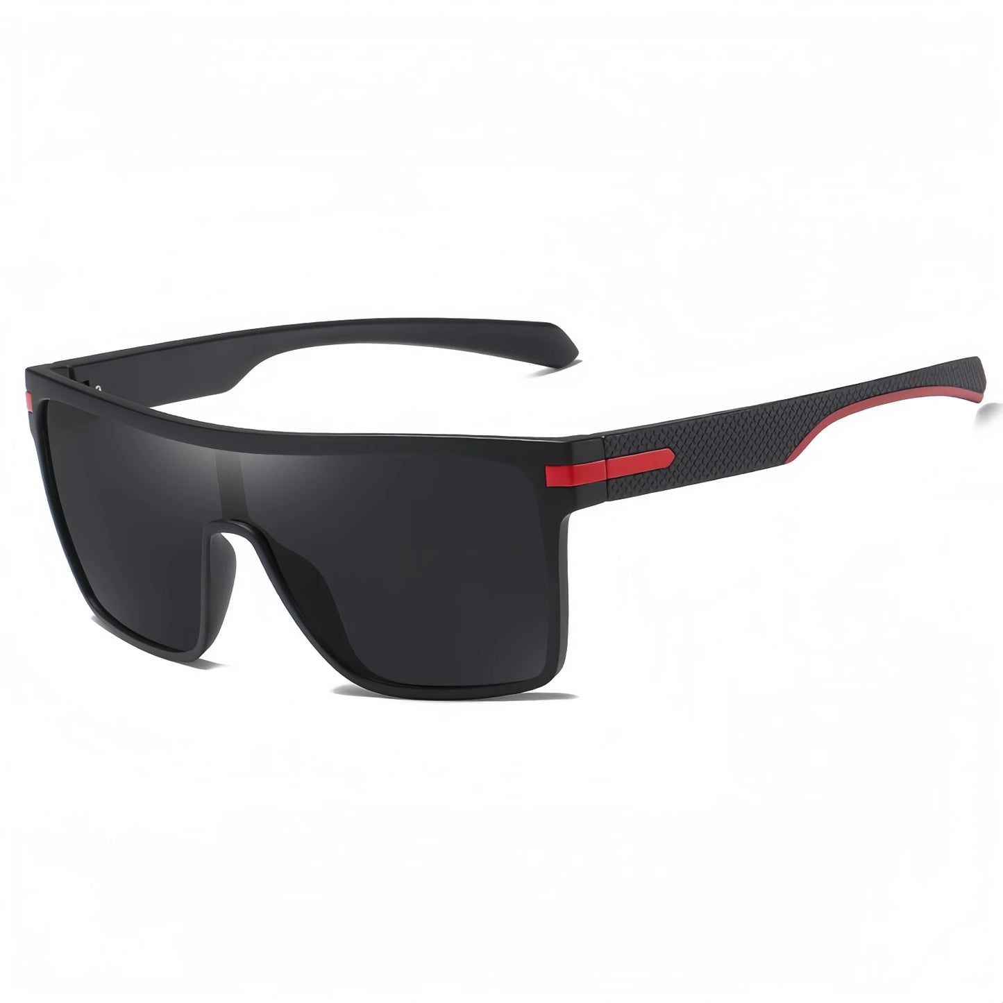 Oversized Square Fashion Sunglasses Monolithic UV400 Lens for Driving Vacation Daily Unisex Retro Shield Classic Elegance