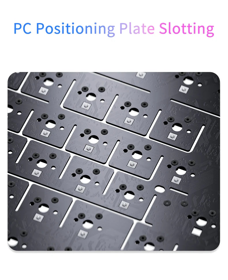 AJAZZ AK820 Mechanische Tastatur 70 % kompaktes Layout/RGB-Beleuchtung/Hot-Swap-fähige Switches, mit kabelgebundenem, kabellosem und Bluetooth-Betrieb