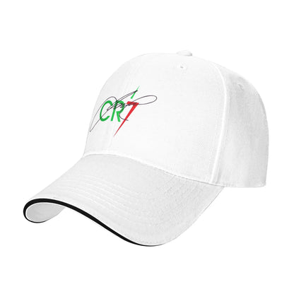 Footbal Ronaldos Baseball Cap Hip Hop Sandwich Hats Unisex Adjustable Sun Hat Running Golf