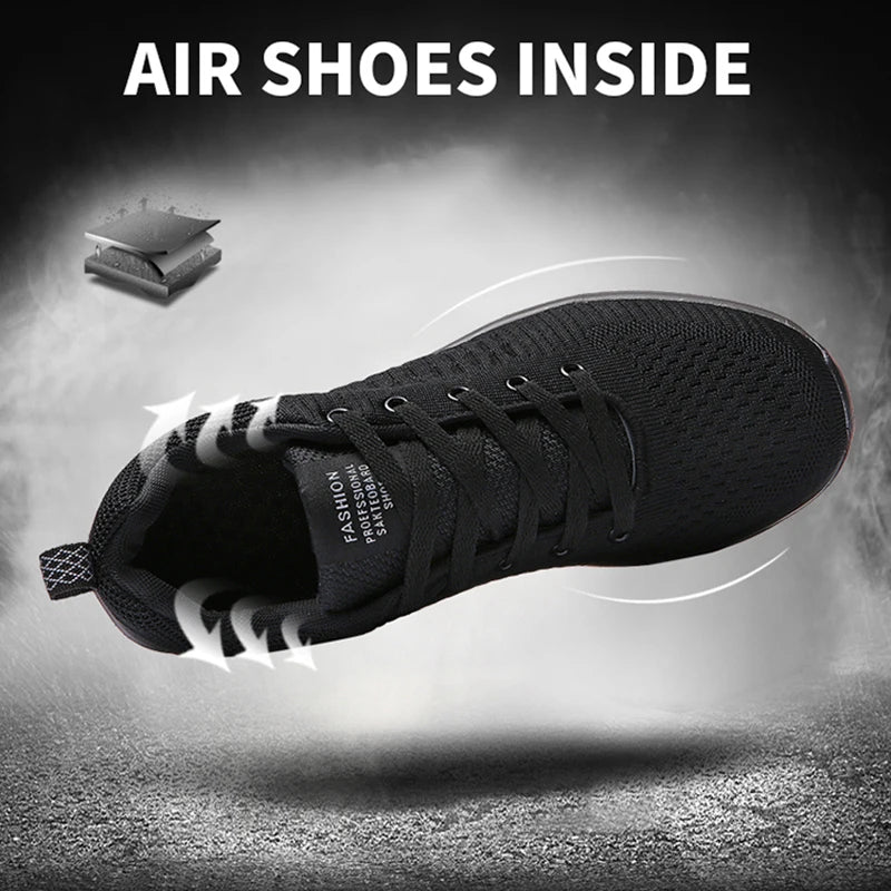 Men's Running Shoes Breathable Light Comfortable Men's Casual Shoes Tennis Outdoor Slip-On Walking Sneakers