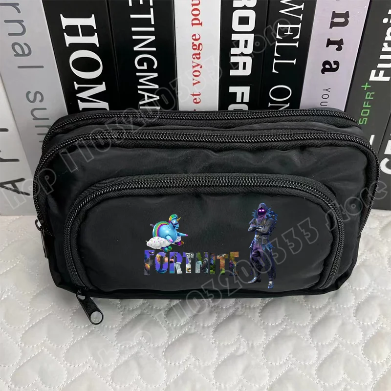 Astuccio portapenne Fortnite con motivo creativo del gioco, borsa contenitore Harajuku per ragazzi e ragazze, articoli per il ritorno a scuola, regali di compleanno e per feste